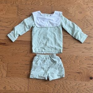Portland Proper Plaid Short Set Stitchy Fish
